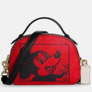 Disney Mickey Mouse X Keith Haring Serena Satchel Bag
